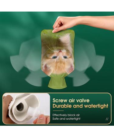 Cute Cat Hot Water Bottle with Plush Cover | Hand Warmer for Adults & Kids | 26.5x15.3cm - International Shipping - Buy Online on GoSupps.com