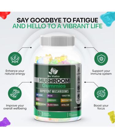 BIO VITALICA Quercetin Gummies & Mushroom Gummies (Bundle) - Buy Online on GoSupps.com