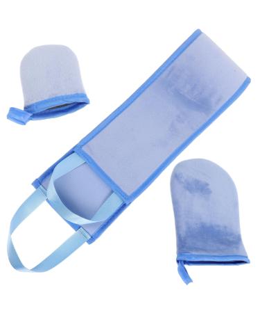 Beaupretty 1 Set Gloves Tanning Back Applicator with Handles Tanning Finger Glove Applicator Self Tanning Mitt Applicator Lotion Back Applicator for Men Sun Protection Flocking