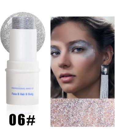  EONFAVE Glitter Stick Face Body Glitter Stick 3 Colors Cream Thick Glitter Waterproof Face Body Hair Eye Lip Stick - Buy Online on GoSupps.com