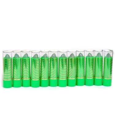 Aloe Vera Mood Lipstick Green Color (12pc/pk) by Princessa