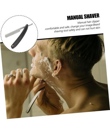 Magiclulu 3-in-1 Razor Sharpener & Manual Shaving Razor for Men Precision Haircutting Tools with Wooden Handle - Buy Online on GoSupps.com