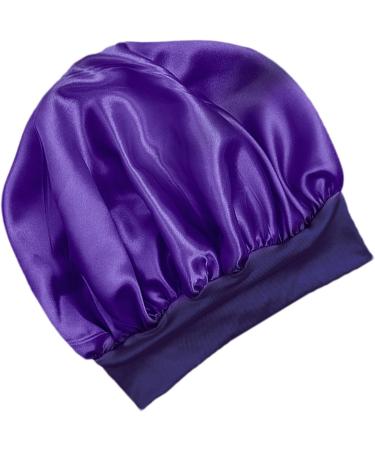 Satin Hair Drying Towel Satin Hair Towel Wrap Hair Poping Towel Satin Hair Towel for Women Anti-Frizz Satin Towel Protective Hair Turban Wrap for Most Hair Types Purple - Buy Online on GoSupps.com