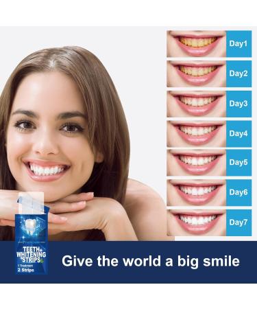 Dental Whitening Kit Teeth Whitening Strips: 42 Enhanced Dental Whitening Strips Without Sensitivity 21 White Strips Treatme - Buy Online on GoSupps.com