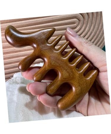 Buy Mikinona B trzahn Scalp Massage Comb - Wooden Ridge for Curly Hair - Body Massage & Styling for Men & Women - International Shipping Available - Buy Online on GoSupps.com