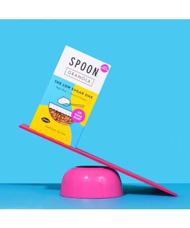 Spoon Cereal Low Sugar Granola - Healthy All Natural No Refined Sugar High Fibre Source of Protein Vegan Breakfast Cereal 5 x 400 g - Buy Online on GoSupps.com