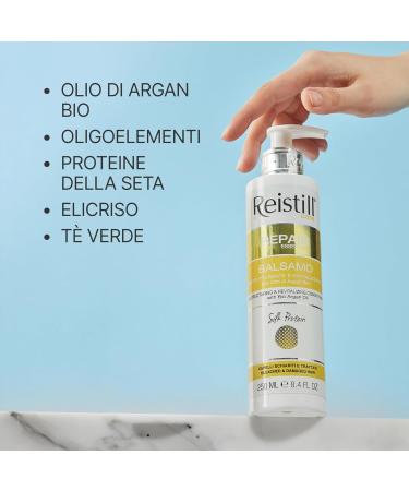 Reisstill Repair Essential Conditioner constructive and caring conditioner hair conditioner with argan oil and vitamin E conditioner for bleached and damaged hair 250 ml - Buy Online on GoSupps.com