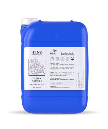 HBNO Organic Camellia Oil - 8.8 lbs (4kg) - Ideal for Shampoos Conditioners Lip Balms Face wash Lotions and Skin care products.