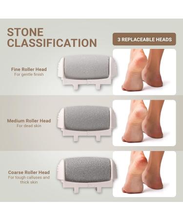 Electric Callus Remover - Waterproof Rechargeable Foot Scrubber with 3 Rollers for Smooth Feet | Best Foot Care Solution - Buy Online on GoSupps.com