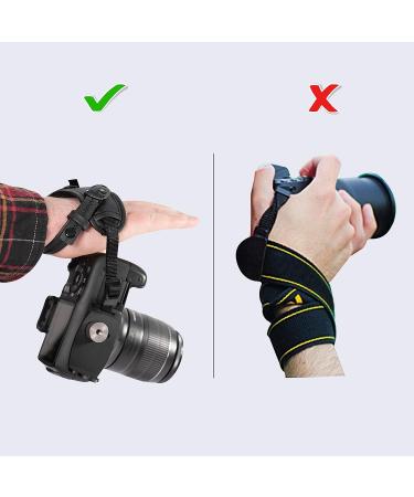 Camera Wrist Strap - Secure Hand Grip for Sony & Canon DSLR Cameras - Buy Online on GoSupps.com