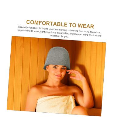 Beaupretty Filz Shower Hood | Vintage Sauna Hat & Hair Turban | Russian Felt Hat for Saunas & Night Use - Perfect As Japanese Fishing Hat - Buy Online on GoSupps.com