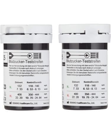 Buy Endire Blood Sugar Test Strips 50 pcs | Fast International Shipping for Accurate Diabetes Monitoring - Buy Online on GoSupps.com