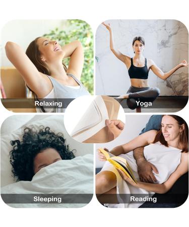 15 Pack Self-Adhesive Castor Oil Packs - Organic Cotton Leak-Proof & Absorbent Massage Belt (20x22cm) - International Shipping - Buy Online on GoSupps.com