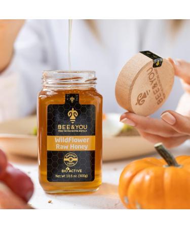 Bee and You Organic Royal Jelly Propolis Raw Honey Superfood Mix for Kids Immune Support 6.7 oz - Buy Online on GoSupps.com