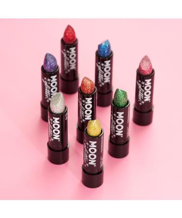 Holographic Glitter Lipstick Set - 8 Vibrant Colors | Moon Glitter - 5g Each | International Shipping Available - Buy Online on GoSupps.com