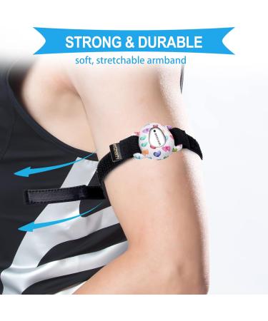 Armband for Dexcom G7 | Adjustable 8-19" Waterproof CGM Accessories | Raining Hearts Design - Buy Online on GoSupps.com