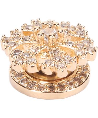 Merry Xmas Elegant Snowflake Nail Decoration for Home Salon Rotatable 3D Christmas Nail Art Decor with Zircon Material - Buy Online on GoSupps.com