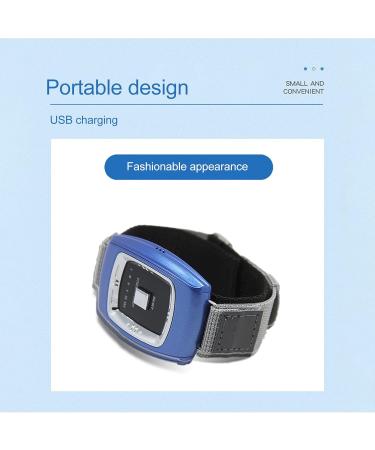 Wrist Snore Watch | Adjustable 3 Modes | Promote Sleep | Breathable Smart Snore Watch | Portable | Dredging Meridians | Home Use | Blue - Buy Online on GoSupps.com