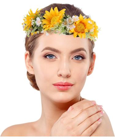 Beaupretty Wedding Garland Headband - Floral Headpiece for Bridal Elegance - Buy Online on GoSupps.com