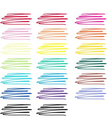 Tulip Permanent Fabric Markers 20 Pack - Nontoxic & Multicolor - Buy Online on GoSupps.com