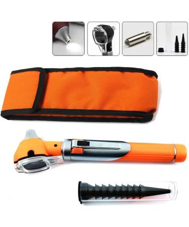 SliteTech Mini-Photo: High-Quality Diagnostic Tool with LED Light for Healthy Ears - Perfect for Doctors Nurses & Pet Owners (Autoscope Orange) - Buy Online on GoSupps.com