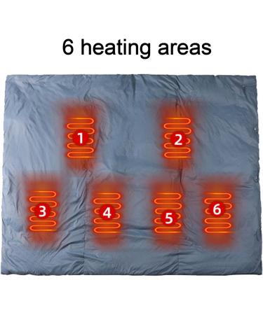 Electrically Heated Scarf Ceiling - USB Charged 3 Heating Levels Smart Temperature Control | Portable & Multifunctional for Home Office & Outdoors (Black) - Buy Online on GoSupps.com