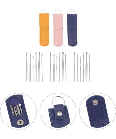 Healvian Ear Cleaner - 3 Sets Stainless Steel Ear Wax Pick Set for Ear Wax Removal and Ear Cleansing - Buy Online on GoSupps.com