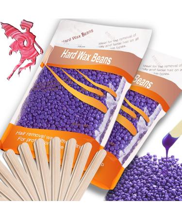 Drmode hard wax hair removal beads-professional pain-free Brazilian wax hair removal beads with 20 wax stick for waxworm set All body zones 600g 300 g (2-pack) - Buy Online on GoSupps.com