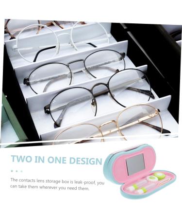 Buy SOLUSTRE Double Layer Glasses Case - Portable Eyeglasses & Sunglasses Organizer Holiday Accessories Dual Use Fogger Design - 16.5x7x5.5CM - Buy Online on GoSupps.com
