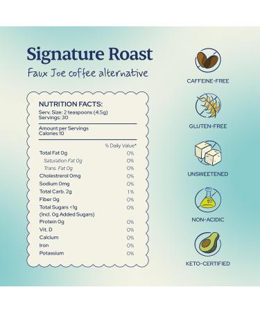 Sip Herbals Dandelion Root Tea - Caffeine-Free Loose Leaf Coffee Alternative - Carob & Chicory - As Seen on Shark Tank - 30 Servings - Buy Online on GoSupps.com