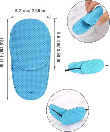 LUTER 6 Pi ces Cache Oeil pour Lunettes R utilisable Cache Oeil pour Couvrir l'Oeil Gauche Droit Am liorer la Vision pour Enfants et Adultes Oeil Paresseux Amblyopie Strabisme (Bleu M dium) - Buy Online on GoSupps.com