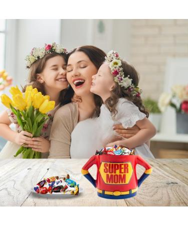 M ga Tasse " Super Mom" garnie de 25 chocolats C l brations | SNICKERS TWIX MARS MALTESERS BOUNTY GALAXY MILKY WAY |Coffret Original Pr t Offrir MUM 1 - Buy Online on GoSupps.com