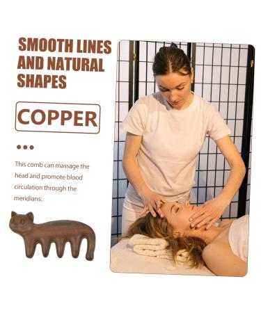 Magiclulu Haircongs 3 STK: Green Sandalwood Comb & Face Massager - Acupuncture Tool for Scalp & Head Massage - Buy Online on GoSupps.com