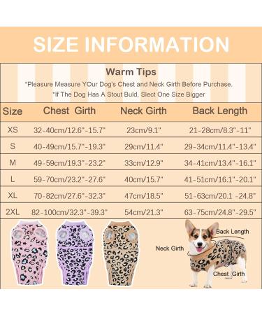 Kuoser Dog Recovery Bodysuit Breathable Post-Op Dog & Cat Body Ideal After Castration & Surgery Anti-Lick with E-Neck Band Dark Brown - Buy Online on GoSupps.com