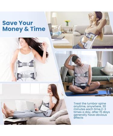 Professional Lumbar Traction Device for Herniated Disc & Back Pain Relief - Spinal Decompression & Lower Back Stretcher - Buy Online on GoSupps.com