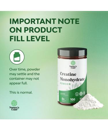 Micronized Creatine Monohydrate Powder for Men & Women - Pre & Post Workout Pure Creatine for Women & Men for Muscle Growth & Recovery - Raw Unflavored Nutritional Supplements for Muscle Gain - 500g 500g (Pack of 1) - Buy Online on GoSupps.com