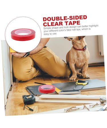 MAGICLULU 10 Rolls nail displaying tape nail display holders stickers Color Card clear nail tape nail No substrate acrylic manicure double sided tape double sided display bar - Buy Online on GoSupps.com