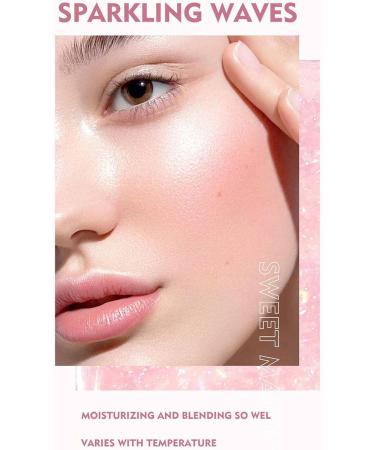 Color Changing Blush Moisturizing Blush Makeup for Cheeks Blush Cream for Cheeks & Lip Cream Liquid Blush Waterproof Blush Gel for Cheeks & Lips Glossy Glossy Finish Purble - Buy Online on GoSupps.com