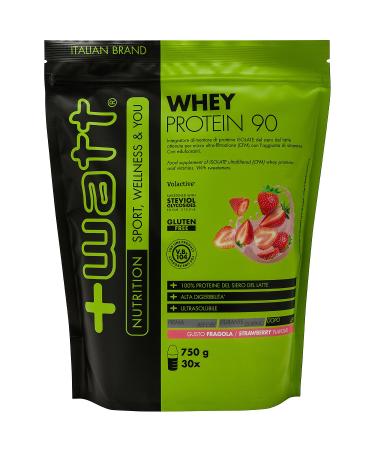 Watt Whey Protein 90 Whey Protein 90 Format 750 g Doypack Flavor Strawberry