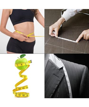 12 PCS Soft Tape Measures - 60-Inch/150cm Double-Scale Ruler for Sewing, Tailoring & Body Measurements - Buy Online on GoSupps.com