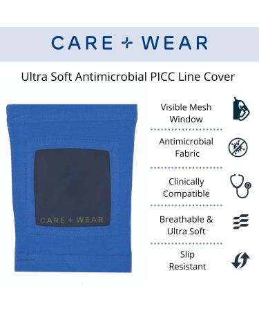 Care+Wear Ultra-Grip Antimicrobial PICC Line Cover for Upper Arm - Large Black (Pack of 1) - Buy Online on GoSupps.com