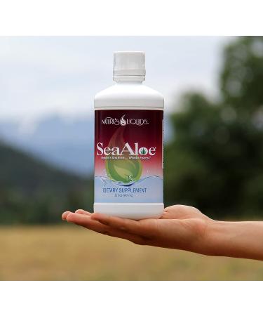 SeaAloe Liquid Whole Food - 32 Ounces | Powerhouse of Nutrients - Buy Online on GoSupps.com