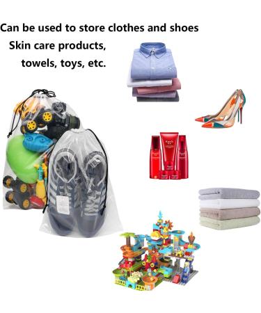 72 PCS Large Portable Clear Shoe Storage Bags for Travel - Transparent Shoe Organizer - Buy Online on GoSupps.com