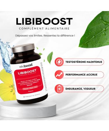 Performance Masculine | Testost rone Homme | Vigueur & Endurance | Booster Libido | Maca Tribulus Ashwagandha & Magn sium | LIBIBOOST | 90 G lules | Compl ment Alimentaire Homme | Fabriqu en France - Buy Online on GoSupps.com