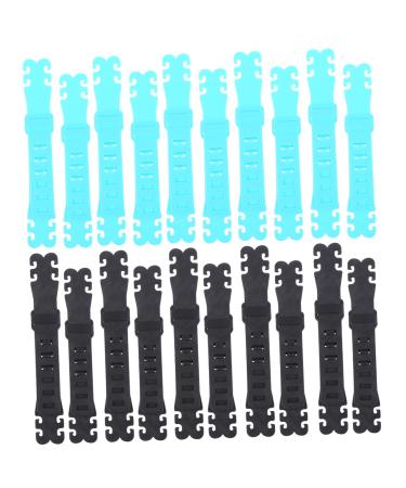 Anneomas 20st mask to fall down Mask Clip Mask Clip Face mask for children Earring buckle Extension of the mask strap mask hooks Connect stress relief