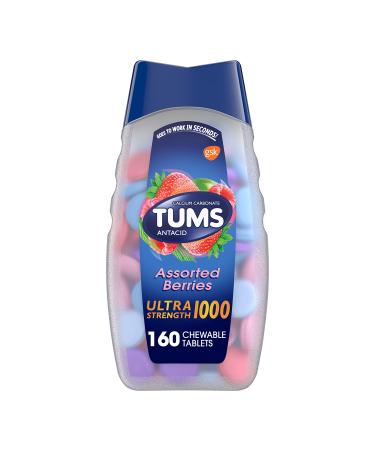 TUMS Tablets Assorted Berries 160 Count (Pack of 1) - Buy Online on GoSupps.com