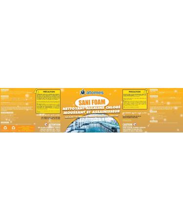 Sani Foam | Alkaline Chlorinated Cleaner and Sanitizer | Professional Grade | Eco-friendly | 3.78 Litres - Buy Online on GoSupps.com