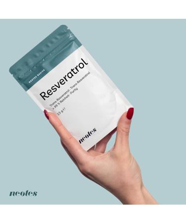 Buy Trans-Resveratrol Powder | 15g Vegan & Gluten-Free | Non-GMO Additive-Free | Dosing Spoon Included | NeoTes Monthly Supply - Buy Online on GoSupps.com