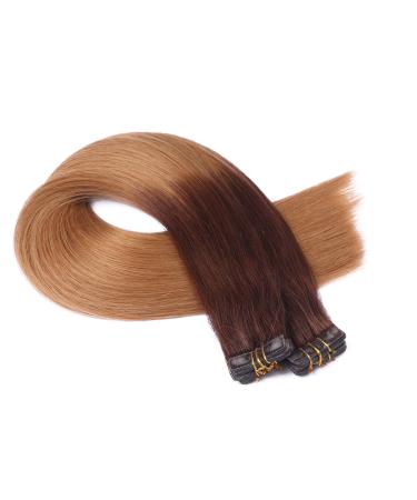 Buy Tape In Hair Extensions #6/27 Ombre - 40cm 50 Tresses 100% Remy Real Hair by Novon Hair Extensions - Buy Online on GoSupps.com
