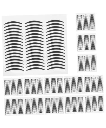 OSOLADY 20 Sheets Double Eyelid Tape Waterproof Eyelid Lift Strips Long Lasting Eyelid Tape Eyeliner Stickers Self-Adhesive Eyeliner Strip Reusable Eyeshadow Stickers
